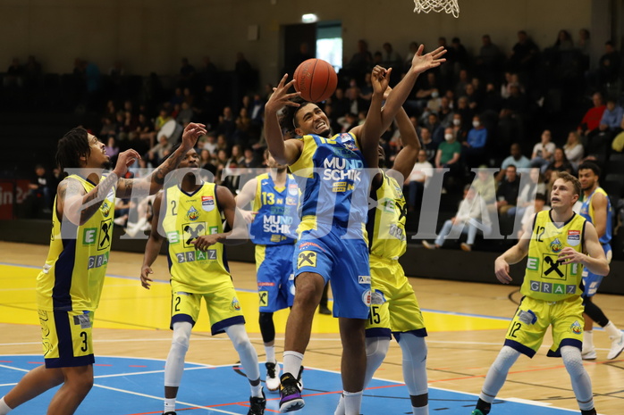 Basketball Superliga 2021/22, Playoffs, Viertelfinale, UBSC Raiffeisen Graz vs SKN St. Pölten Basketball