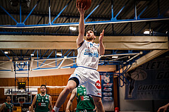 Basketball, bet-at-home Basketball Superliga 2021/22, Playoffs, Viertelfinale Spiel 1, Oberwart Gunners, Kapfenberg Bulls, Ioannis Chatzinikolas (11)
