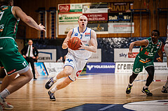 Basketball, bet-at-home Basketball Superliga 2021/22, Playoffs, Viertelfinale Spiel 1, Oberwart Gunners, Kapfenberg Bulls, Sebastian Käferle (7)