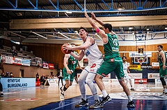 Basketball, bet-at-home Basketball Superliga 2021/22, Playoffs, Viertelfinale Spiel 1, Oberwart Gunners, Kapfenberg Bulls, Tyler Creammer (10)
