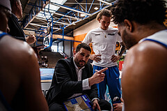 Basketball, bet-at-home Basketball Superliga 2021/22, Playoffs, Viertelfinale Spiel 1, Oberwart Gunners, Kapfenberg Bulls, Horst Leitner (Coach)