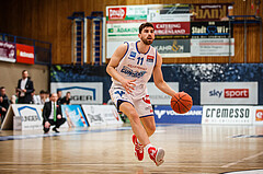 Basketball, bet-at-home Basketball Superliga 2021/22, Playoffs, Viertelfinale Spiel 1, Oberwart Gunners, Kapfenberg Bulls, Ioannis Chatzinikolas (11)