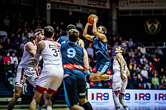 Basketball, Win2Day Superliga 2023/24, Grunddurchgang 8.Runde, BC Vienna, Vienna Timberwolves, Oscar Schmit (36)