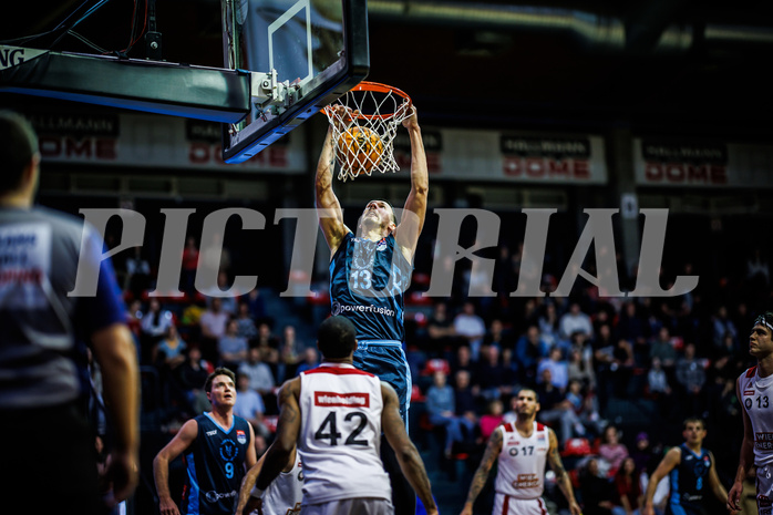 Basketball, Win2Day Superliga 2023/24, Grunddurchgang 8.Runde, BC Vienna, Vienna Timberwolves, Ziga Fifolt (13)