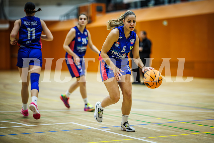 Basketball, Win2Day Basketball Damen Superliga 2023/24, Grunddurchgang 4.Runde, Vienna Timberwolves, UBSC-DBBC Graz, Amelie Cooke (5)