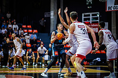 Basketball, Win2Day Superliga 2023/24, Grunddurchgang 8.Runde, BC Vienna, Vienna Timberwolves, Ziga Fifolt (13)