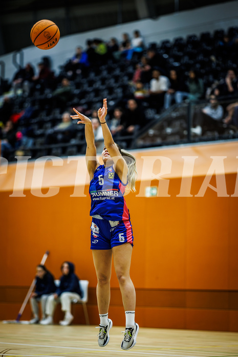 Basketball, Win2Day Basketball Damen Superliga 2023/24, Grunddurchgang 4.Runde, Vienna Timberwolves, UBSC-DBBC Graz, Amelie Cooke (5)