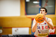 Basketball, win2day Basketball Superliga 2023/24, Grunddurchgang 8.Runde, Traiskirchen Lions, UBSC Graz, Aleksej Kostic (6)