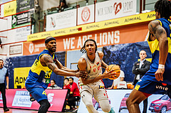 Basketball, win2day Basketball Superliga 2023/24, Grunddurchgang 8.Runde, Traiskirchen Lions, UBSC Graz, Demarcus Demonia (4)