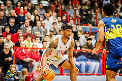 Basketball, win2day Basketball Superliga 2023/24, Grunddurchgang 8.Runde, Traiskirchen Lions, UBSC Graz, Jaquan Lawrence (40)