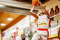 Basketball, win2day Basketball Superliga 2023/24, Grunddurchgang 8.Runde, Traiskirchen Lions, UBSC Graz, Demarcus Demonia (4)