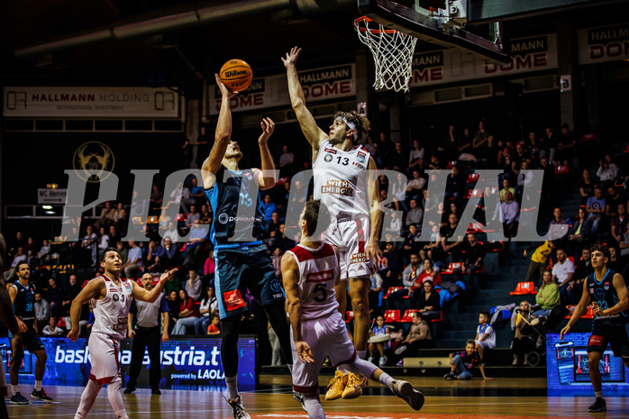 Basketball, Win2Day Superliga 2023/24, Grunddurchgang 8.Runde, BC Vienna, Vienna Timberwolves, Ziga Fifolt (13)