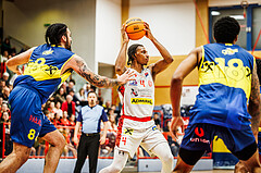 Basketball, win2day Basketball Superliga 2023/24, Grunddurchgang 8.Runde, Traiskirchen Lions, UBSC Graz, Demarcus Demonia (4)