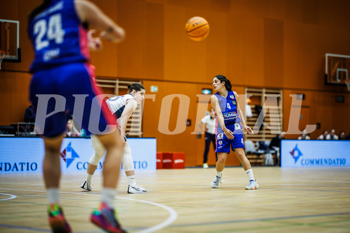 Basketball, Win2Day Basketball Damen Superliga 2023/24, Grunddurchgang 4.Runde, Vienna Timberwolves, UBSC-DBBC Graz, Simona Kuzma (4)