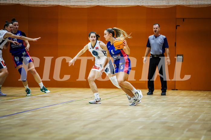 Basketball, Win2Day Basketball Damen Superliga 2023/24, Grunddurchgang 4.Runde, Vienna Timberwolves, UBSC-DBBC Graz, Aleksandra Novakovic (8)