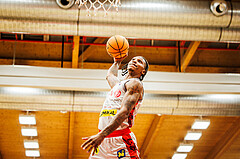 Basketball, win2day Basketball Superliga 2023/24, Grunddurchgang 8.Runde, Traiskirchen Lions, UBSC Graz, Demarcus Demonia (4)
