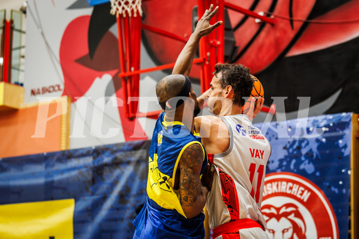 Basketball, win2day Basketball Superliga 2023/24, Grunddurchgang 8.Runde, Traiskirchen Lions, UBSC Graz, Fabricio Vay (11)