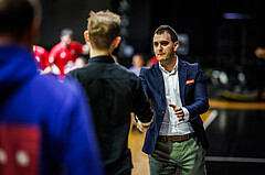 Basketball, Win2Day Superliga 2023/24, Grunddurchgang 8.Runde, BC Vienna, Vienna Timberwolves, Hrvoje Radanovic (Head. Coach)