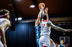 Basketball, Win2Day Superliga 2023/24, Grunddurchgang 8.Runde, BC Vienna, Vienna Timberwolves, Philipp D'Angelo (9)