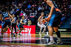 Basketball, Win2Day Superliga 2023/24, Grunddurchgang 8.Runde, BC Vienna, Vienna Timberwolves, Bogic Vujosevic (5)