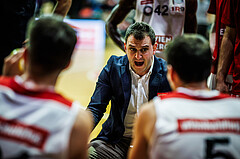Basketball, Win2Day Superliga 2023/24, Grunddurchgang 8.Runde, BC Vienna, Vienna Timberwolves, Hrvoje Radanovic (Head. Coach)