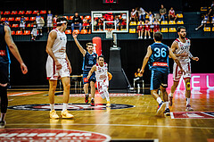 Basketball, Win2Day Superliga 2023/24, Grunddurchgang 8.Runde, BC Vienna, Vienna Timberwolves, Mustafa Hassan Zadeh (1)