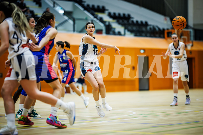 Basketball, Win2Day Basketball Damen Superliga 2023/24, Grunddurchgang 4.Runde, Vienna Timberwolves, UBSC-DBBC Graz, Iva Ilic (10)