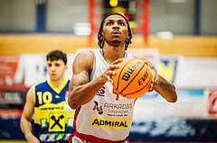 Basketball, win2day Basketball Superliga 2023/24, Grunddurchgang 8.Runde, Traiskirchen Lions, UBSC Graz, Demarcus Demonia (4)
