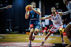 Basketball, Win2Day Superliga 2023/24, Grunddurchgang 8.Runde, BC Vienna, Vienna Timberwolves, Elias Wlasak (8)
