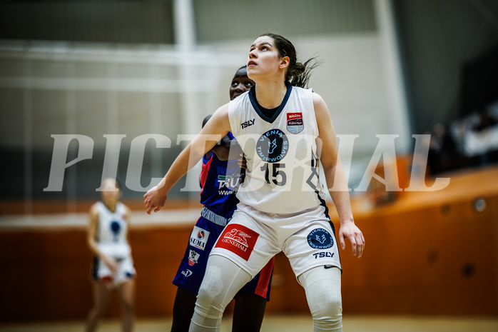 Basketball, Win2Day Basketball Damen Superliga 2023/24, Grunddurchgang 4.Runde, Vienna Timberwolves, UBSC-DBBC Graz, Viktoria Trailovic (15)