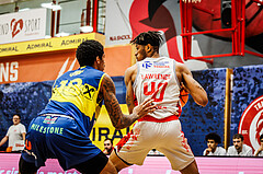 Basketball, win2day Basketball Superliga 2023/24, Grunddurchgang 8.Runde, Traiskirchen Lions, UBSC Graz, Jaquan Lawrence (40)