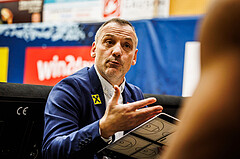 Basketball, win2day Basketball Superliga 2023/24, Grunddurchgang 8.Runde, Traiskirchen Lions, UBSC Graz, Ervin Dragsic (Head Coach)