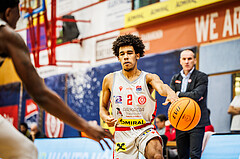 Basketball, win2day Basketball Superliga 2023/24, Grunddurchgang 8.Runde, Traiskirchen Lions, UBSC Graz, Obinna Anthony Ndukwe (2)