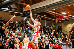 Basketball, win2day Basketball Superliga 2024/25, 8. Platzierungsrunde, Traiskirchen Lions, Flyers Wels, Aleksej Kostic (6)