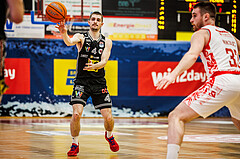 Basketball, win2day Basketball Superliga 2024/25, 8. Platzierungsrunde, Traiskirchen Lions, Flyers Wels, Gavrilo Tepic (4)