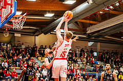 Basketball, win2day Basketball Superliga 2024/25, 8. Platzierungsrunde, Traiskirchen Lions, Flyers Wels, Dietz (15)