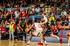 Basketball, win2day Basketball Superliga 2024/25, 8. Platzierungsrunde, Traiskirchen Lions, Flyers Wels, Damion Rosser (2)