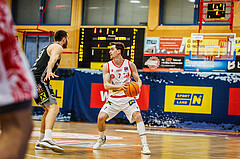 Basketball, win2day Basketball Superliga 2024/25, 8. Platzierungsrunde, Traiskirchen Lions, Flyers Wels, Benedikt Güttl (7)