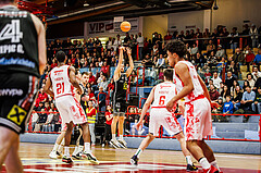 Basketball, win2day Basketball Superliga 2024/25, 8. Platzierungsrunde, Traiskirchen Lions, Flyers Wels, Radii Caisin (13)
