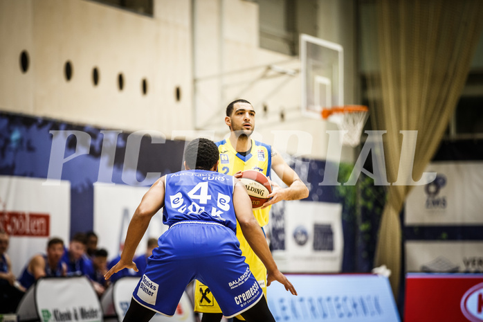 Basketball, bet-at-home Basketball Superliga 2019/20, Platzierungsrunde 3.Runde, SKN St. Pölten Basketball, Oberwart Gunners, Omar Krayem