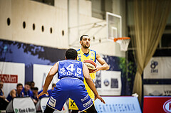 Basketball, bet-at-home Basketball Superliga 2019/20, Platzierungsrunde 3.Runde, SKN St. Pölten Basketball, Oberwart Gunners, Omar Krayem