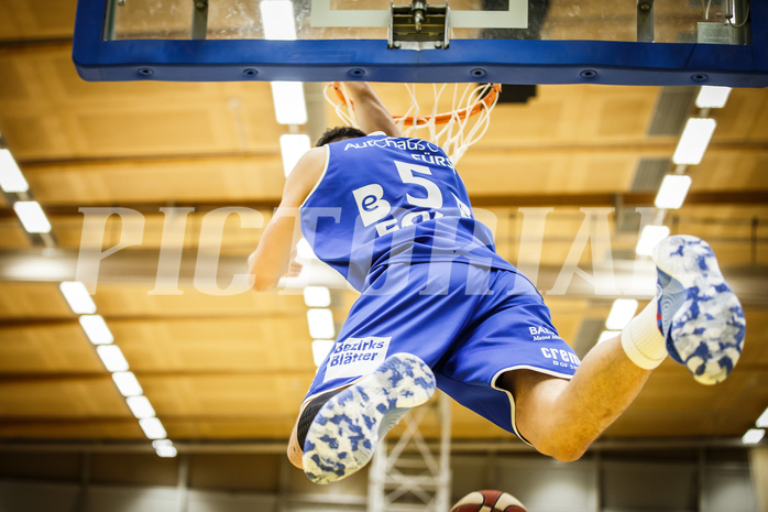 Basketball, bet-at-home Basketball Superliga 2019/20, Platzierungsrunde 3.Runde, SKN St. Pölten Basketball, Oberwart Gunners, Ignas Fiodorovas (5)