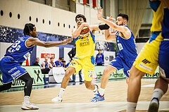 Basketball, bet-at-home Basketball Superliga 2019/20, Platzierungsrunde 3.Runde, SKN St. Pölten Basketball, Oberwart Gunners, Kostas Oikonomopouluos (25)