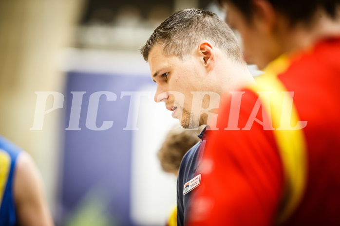 Basketball, bet-at-home Basketball Superliga 2019/20, Platzierungsrunde 3.Runde, SKN St. Pölten Basketball, Oberwart Gunners, Andreas Worenz (Head Coach)