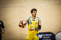 Basketball, bet-at-home Basketball Superliga 2019/20, Platzierungsrunde 3.Runde, SKN St. Pölten Basketball, Oberwart Gunners, Kostas Oikonomopouluos (25)