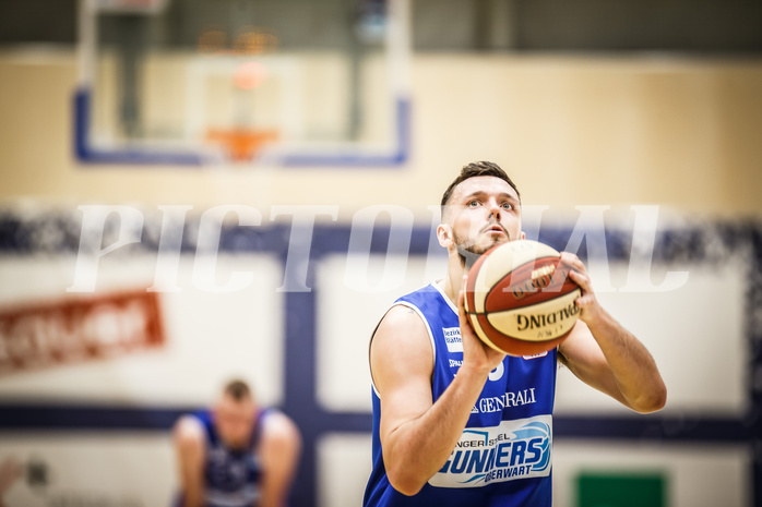 Basketball, bet-at-home Basketball Superliga 2019/20, Platzierungsrunde 3.Runde, SKN St. Pölten Basketball, Oberwart Gunners, Ignas Fiodorovas (5)
