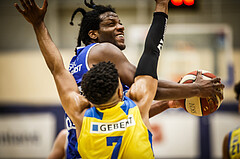 Basketball, bet-at-home Basketball Superliga 2019/20, Platzierungsrunde 3.Runde, SKN St. Pölten Basketball, Oberwart Gunners, Quincy Diggs (13)