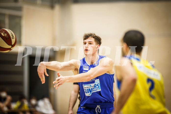 Basketball, bet-at-home Basketball Superliga 2019/20, Platzierungsrunde 3.Runde, SKN St. Pölten Basketball, Oberwart Gunners, Edi Patekar (9)