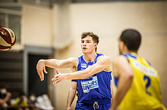 Basketball, bet-at-home Basketball Superliga 2019/20, Platzierungsrunde 3.Runde, SKN St. Pölten Basketball, Oberwart Gunners, Edi Patekar (9)