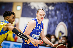 Basketball, bet-at-home Basketball Superliga 2019/20, Platzierungsrunde 3.Runde, SKN St. Pölten Basketball, Oberwart Gunners, Sebastian Käferle (7)